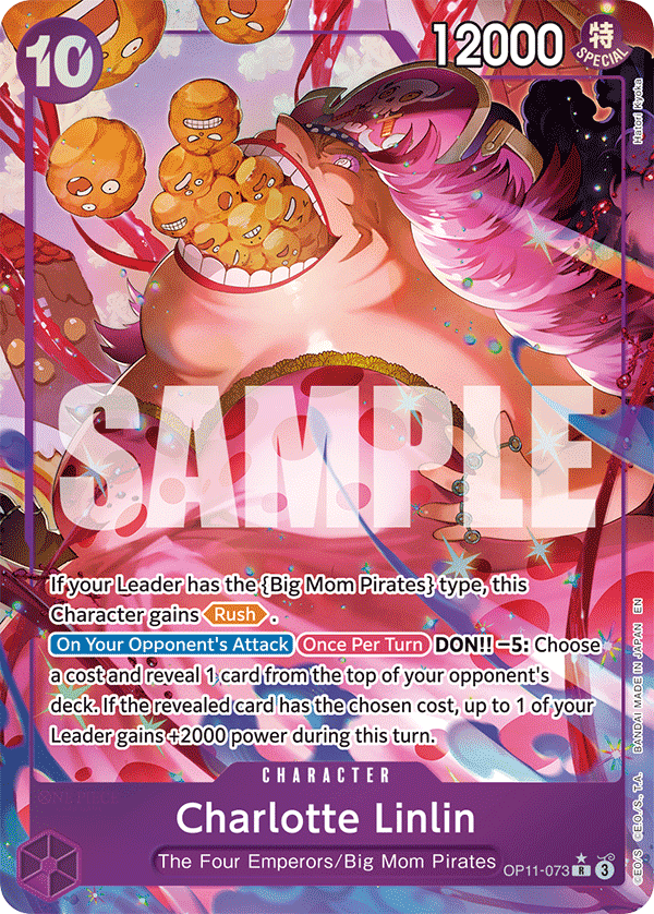 Charlotte Linlin (Alternate Art) OP11-073_p1 One Piece TCG