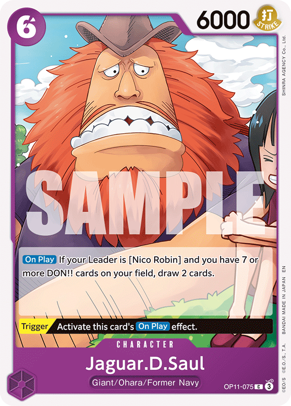 Jaguar.D.Saul OP11-075 One Piece TCG