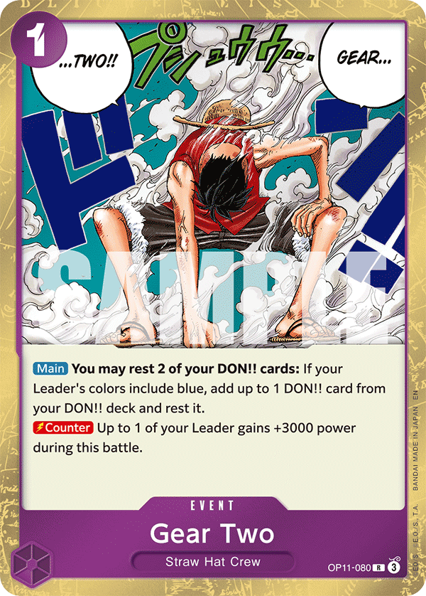 Gear Two OP11-080 One Piece TCG