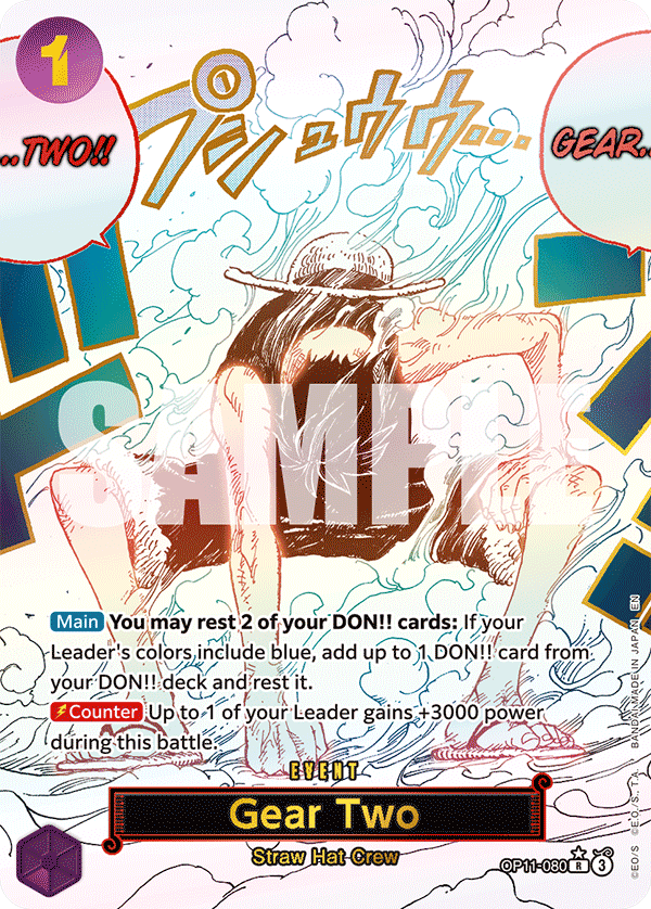 Gear Two (Alternate Art) OP11-080_p1 One Piece TCG