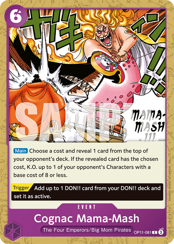 Cognac Mama-Mash OP11-081 One Piece TCG