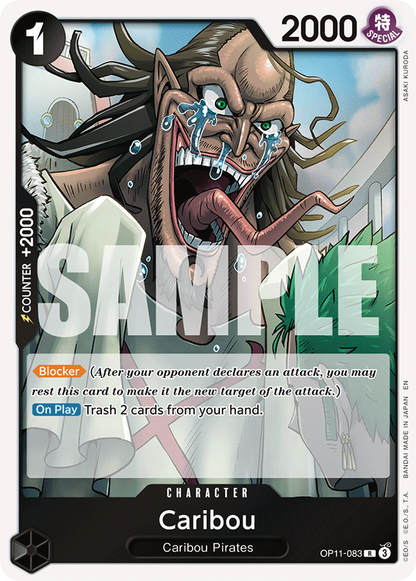 Caribou OP11-083 One Piece TCG