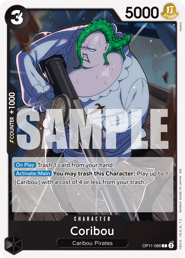 Coribou OP11-086 One Piece TCG
