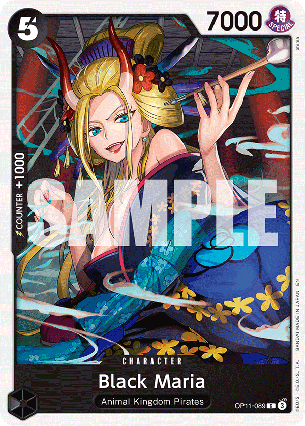 Black Maria OP11-089 One Piece TCG
