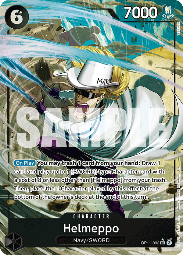Helmeppo (Alternate Art) OP11-092_p1 One Piece TCG