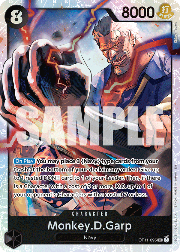 Monkey.D.Garp OP11-095 One Piece TCG