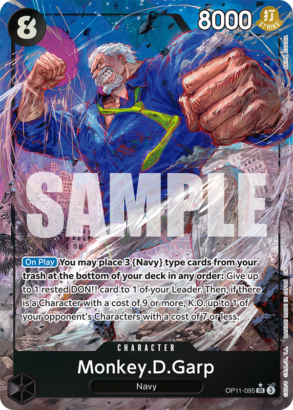 Monkey.D.Garp (Alternate Art) OP11-095_p1 One Piece TCG