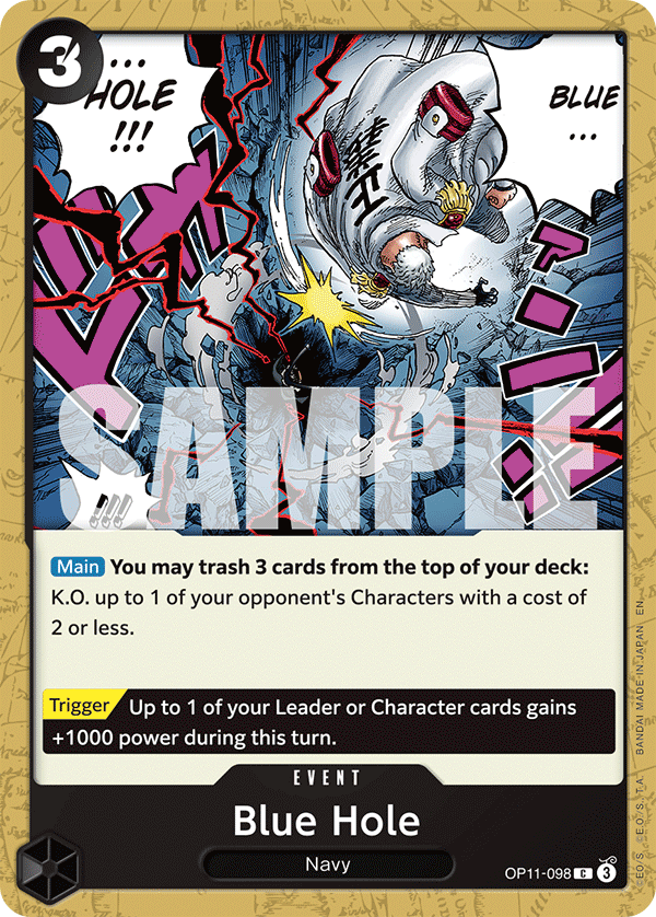Blue Hole OP11-098 One Piece TCG