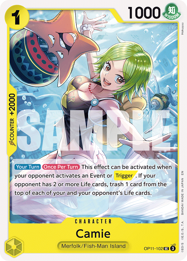 Camie OP11-102 One Piece TCG