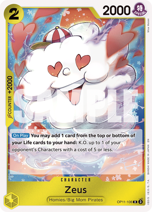 Zeus OP11-106 One Piece TCG