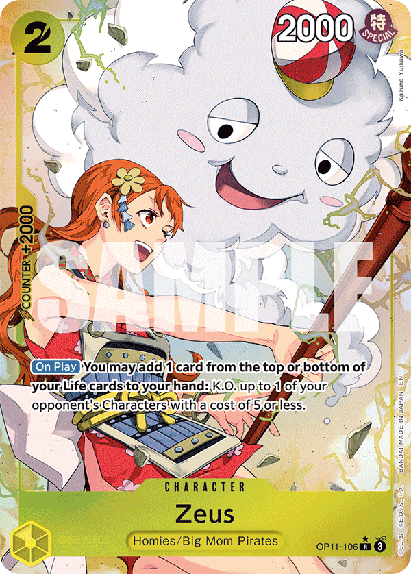 Zeus (Alternate Art) OP11-106_p1 One Piece TCG
