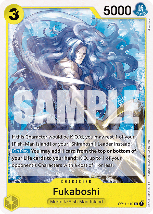 Fukaboshi OP11-110 One Piece TCG