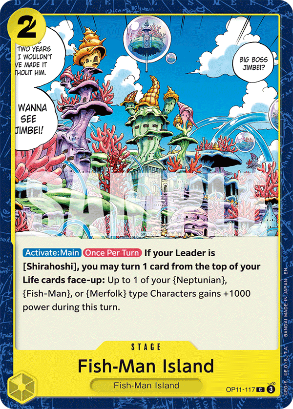 Fish-Man Island OP11-117 One Piece TCG
