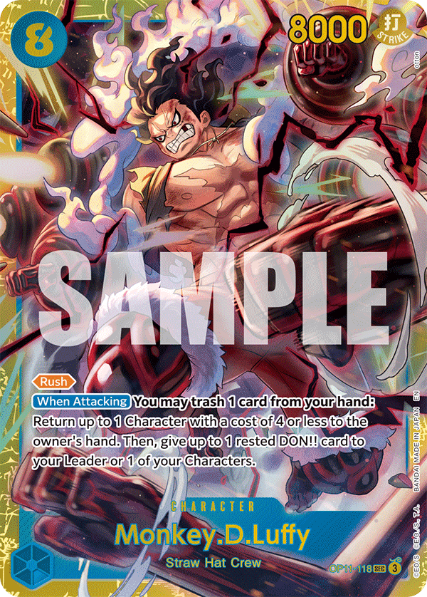 Monkey.D.Luffy (118) OP11-118 One Piece TCG