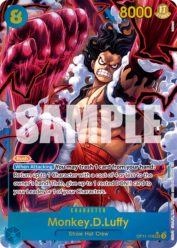 Monkey.D.Luffy (118) (Alternate Art) OP11-118_p1 One Piece TCG