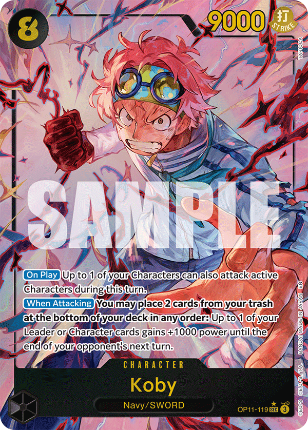 Koby (119) (Alternate Art) OP11-119_p1 One Piece TCG