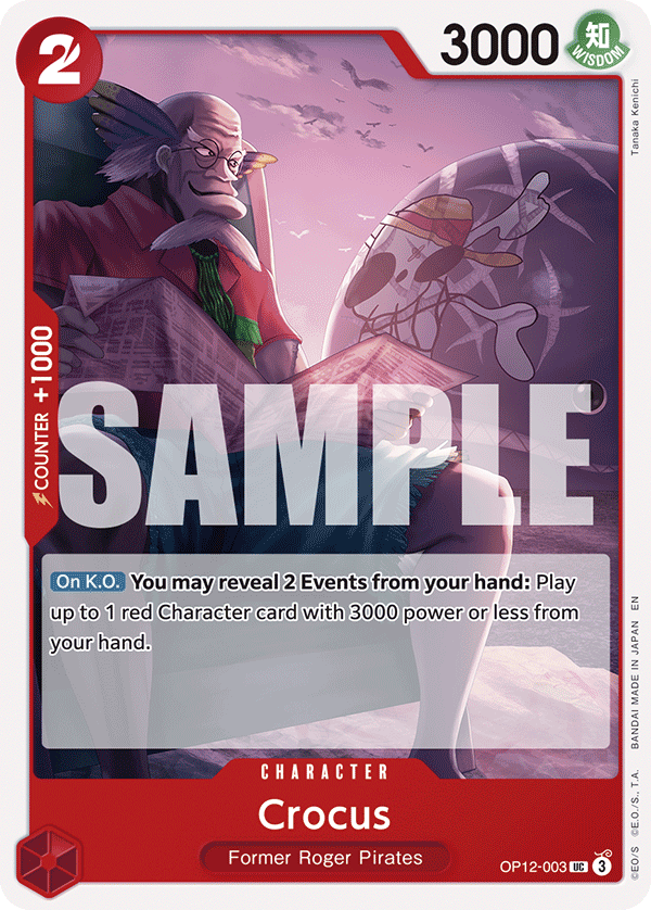 Crocus OP12-003 One Piece TCG