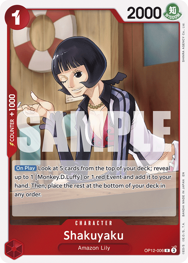 Shakuyaku OP12-006 One Piece TCG