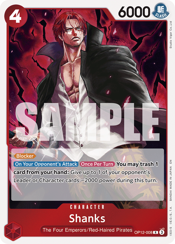 Shanks (008) OP12-008 One Piece TCG