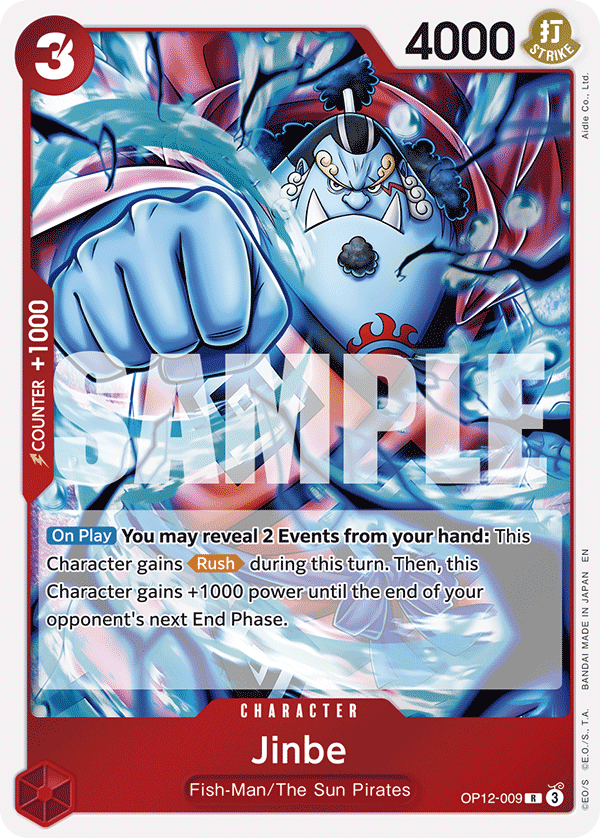 Jinbe OP12-009 One Piece TCG
