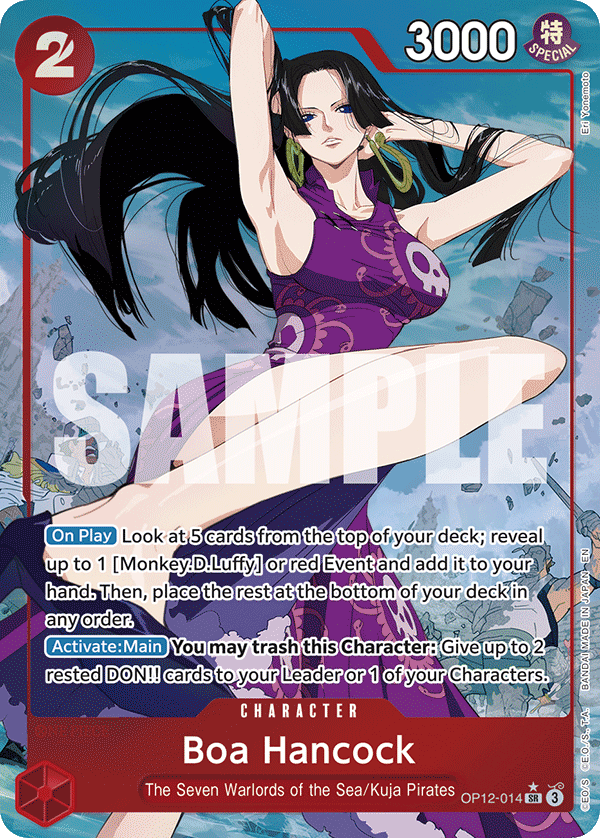 Boa Hancock (Alternate Art) OP12-014_p1 One Piece TCG