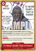 To Never Doubt--That Is Power! OP12-016 One Piece TCG