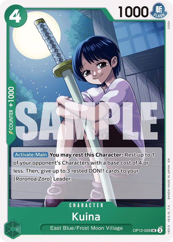 Kuina OP12-026 One Piece TCG