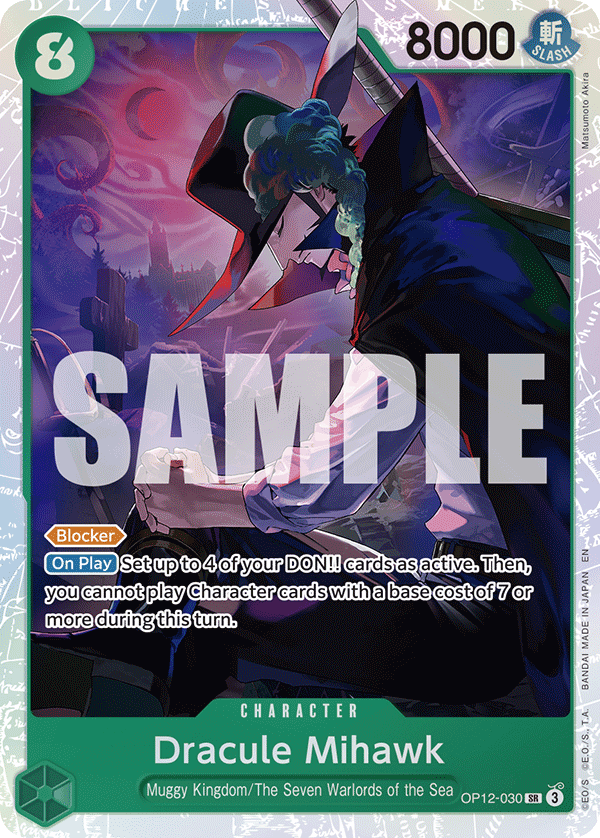 Dracule Mihawk OP12-030 One Piece TCG