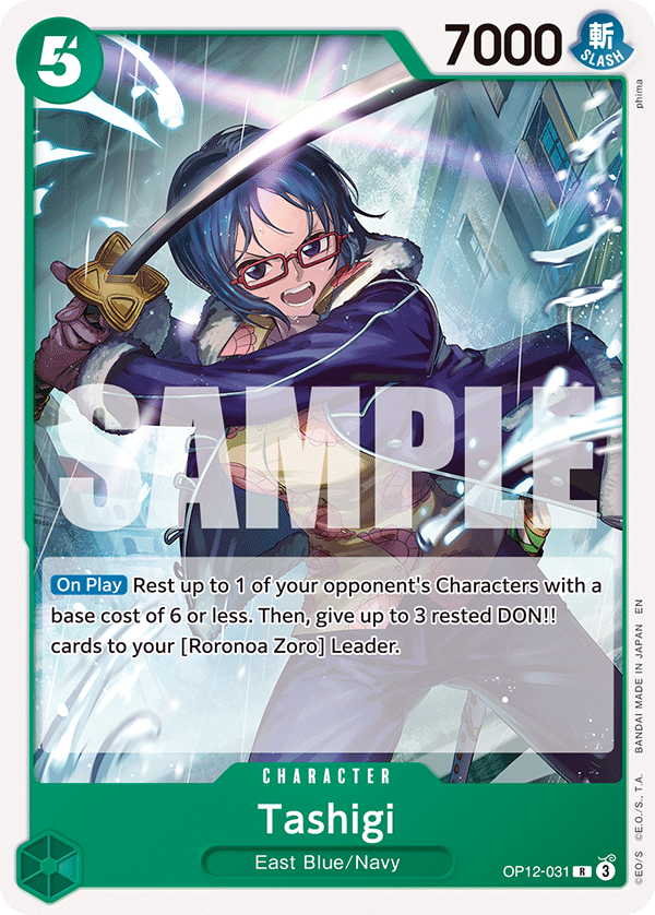 Tashigi OP12-031_r1 One Piece TCG