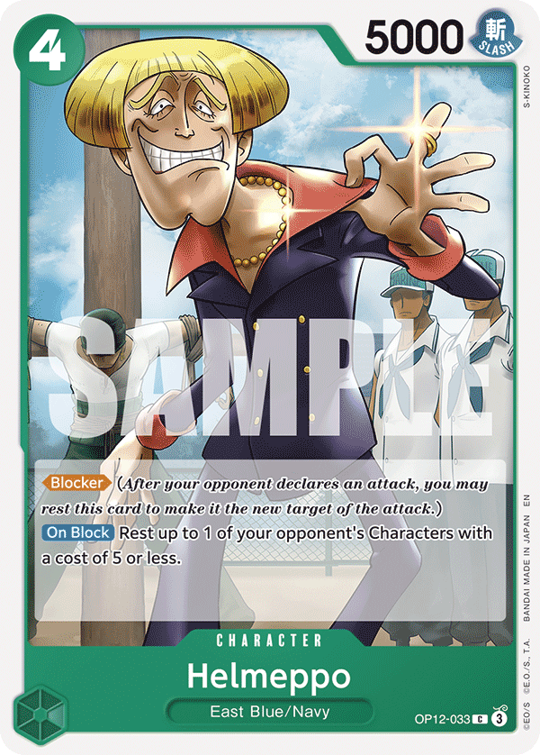 Helmeppo OP12-033 One Piece TCG
