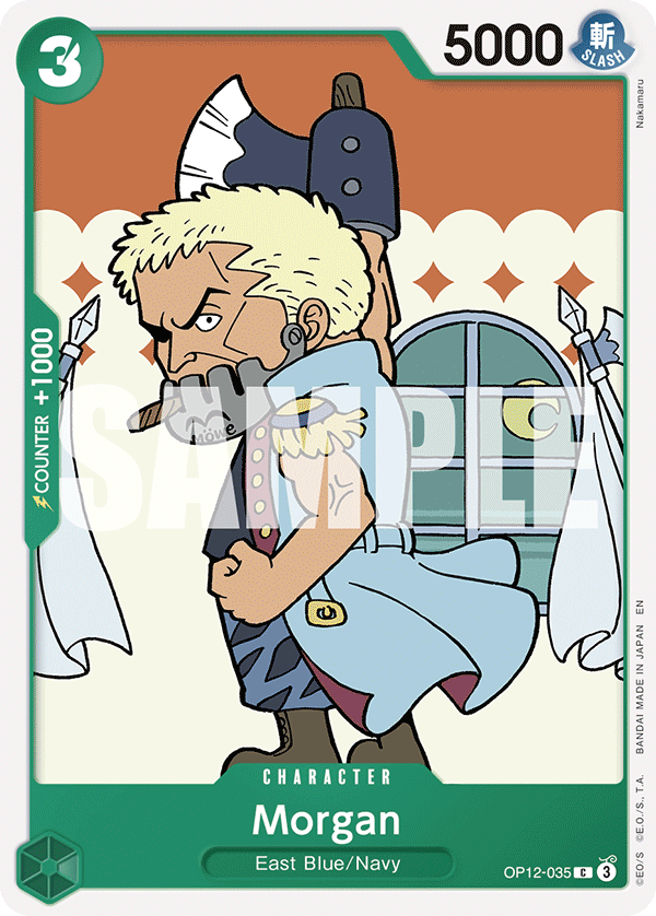 Morgan OP12-035 One Piece TCG