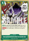 Demon Aura Nine Sword Style Asura Blades Drawn Dead Man's Game OP12-037 One Piece TCG