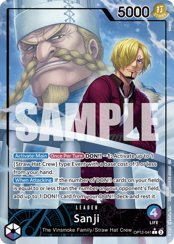 Sanji (041) (Alternate Art) OP12-041_p1 One Piece TCG