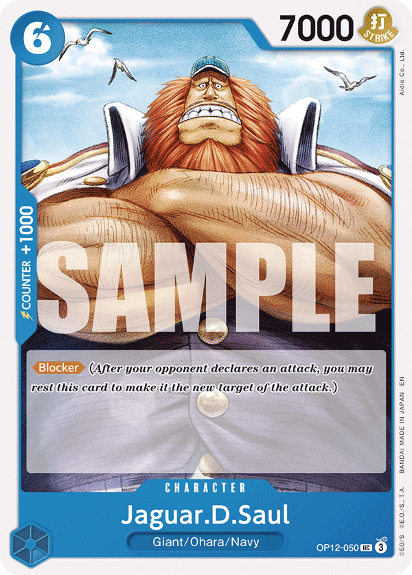 Jaguar.D.Saul OP12-050 One Piece TCG