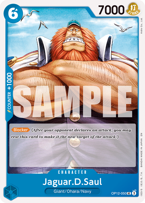 Jaguar.D.Saul OP12-050_r1 One Piece TCG