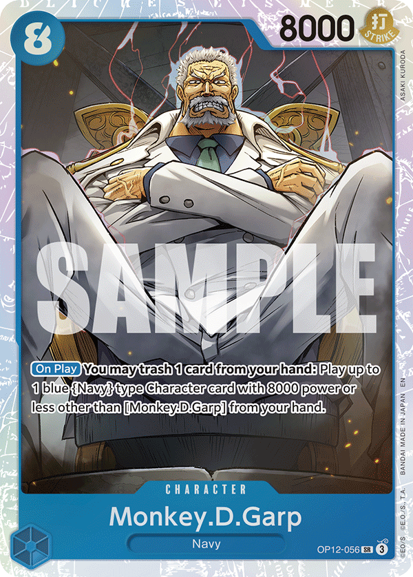 Monkey.D.Garp OP12-056 One Piece TCG