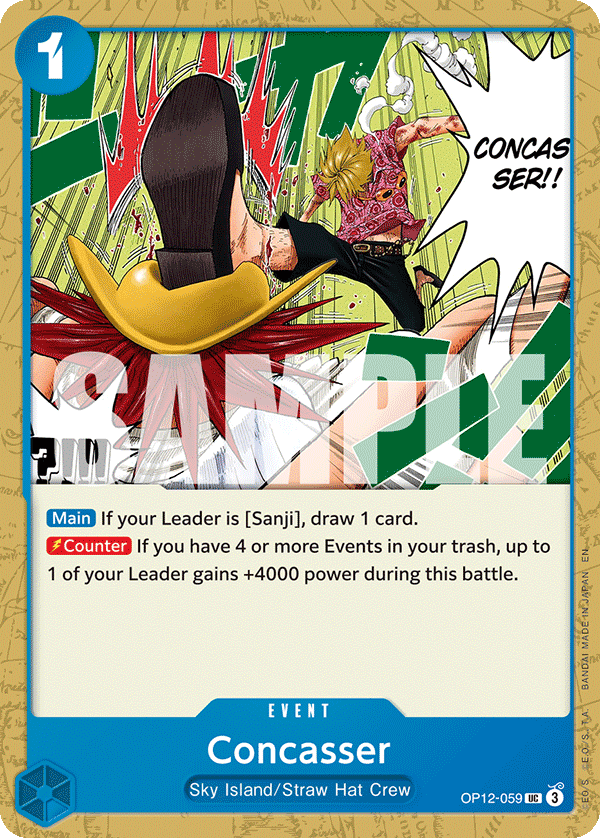Concasser OP12-059 One Piece TCG