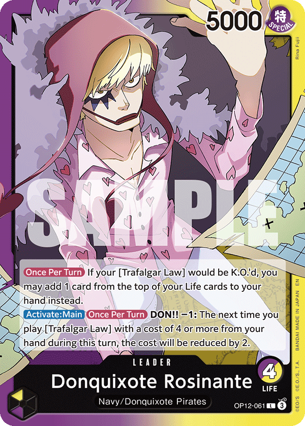 Donquixote Rosinante (061) OP12-061 One Piece TCG