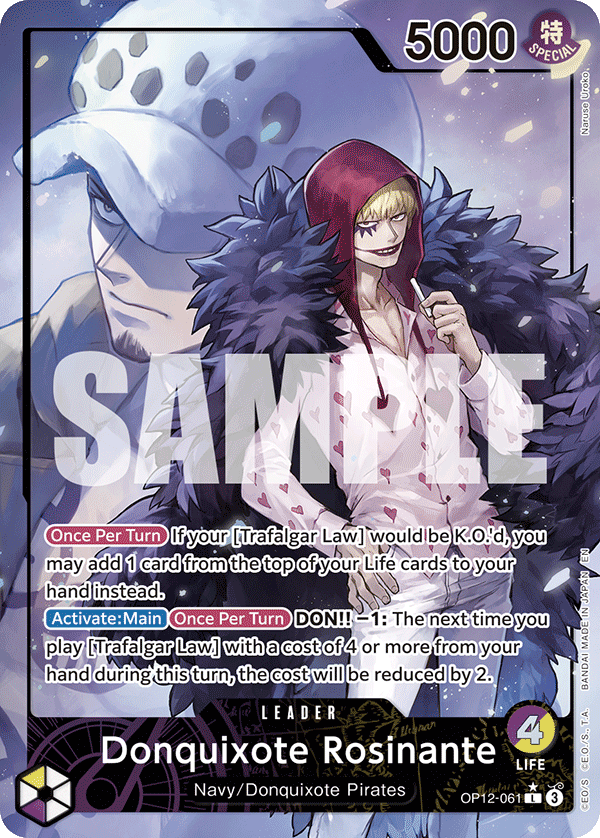 Donquixote Rosinante (061) (Alternate Art) OP12-061_p1 One Piece TCG