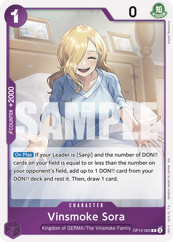 Vinsmoke Sora OP12-062 One Piece TCG