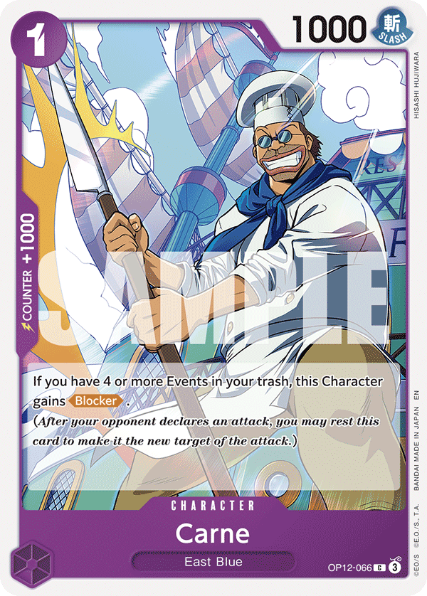 Carne OP12-066 One Piece TCG