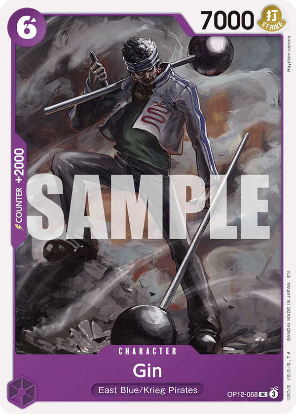 Gin OP12-068 One Piece TCG