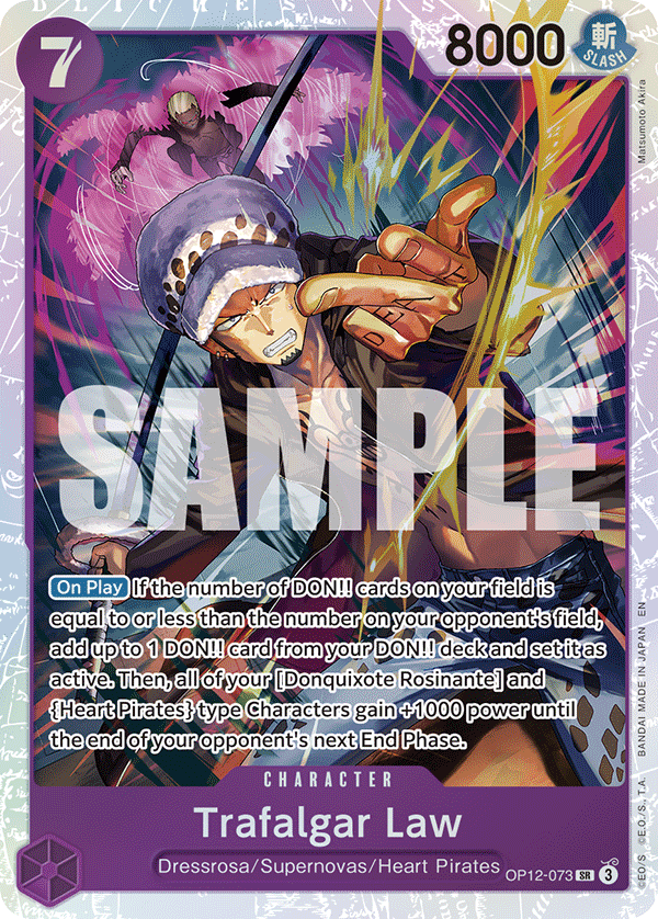 Trafalgar Law (073) OP12-073 One Piece TCG