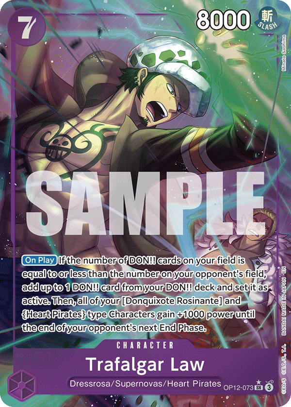 Trafalgar Law (073) (Alternate Art) OP12-073_p1 One Piece TCG
