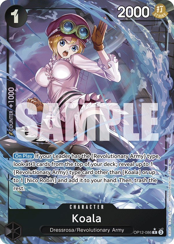 Koala (086) (Alternate Art) OP12-086_p1 One Piece TCG
