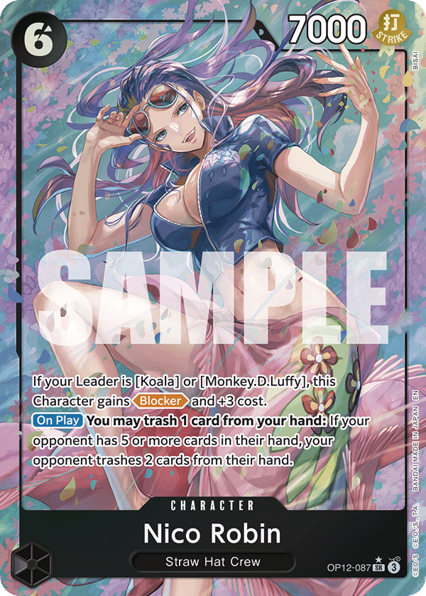 Nico Robin (Alternate Art) OP12-087_p1 One Piece TCG