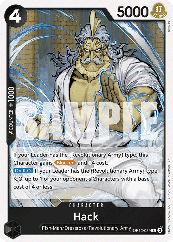 Hack OP12-089 One Piece TCG