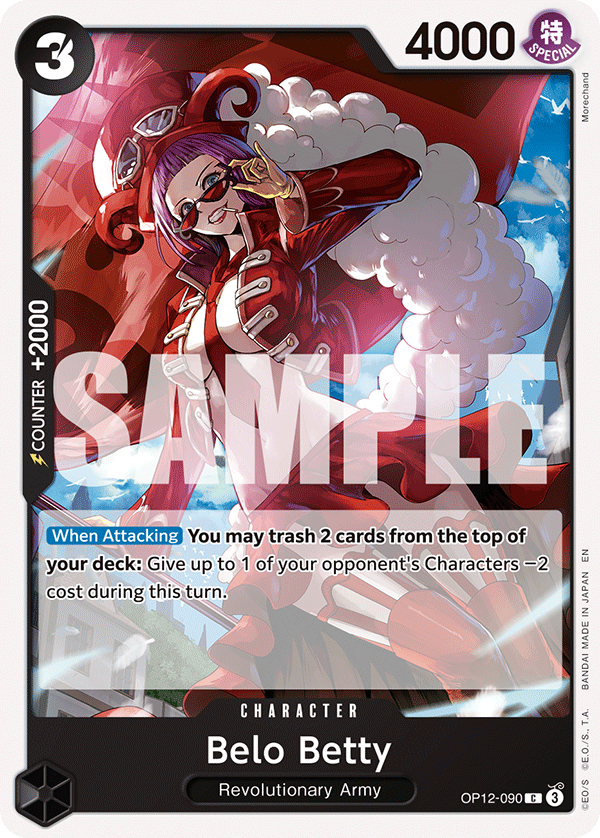Belo Betty OP12-090_r1 One Piece TCG