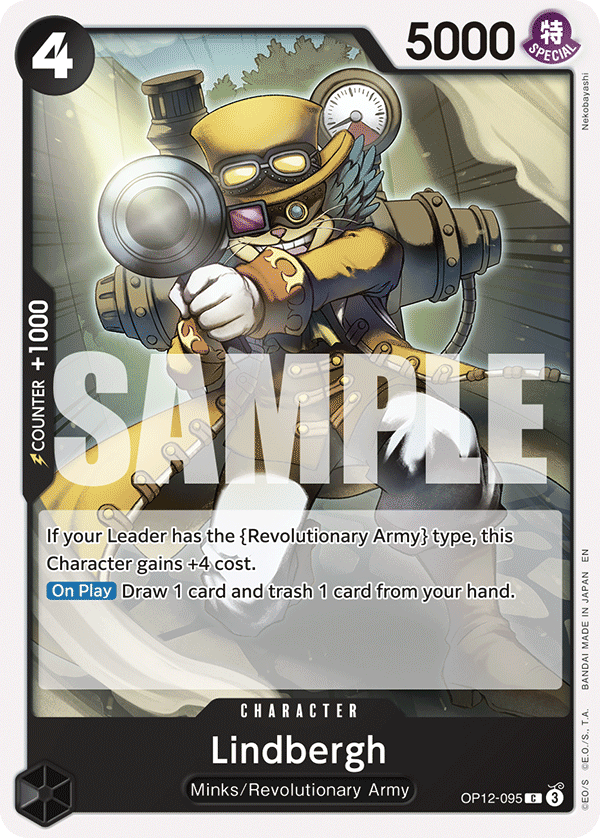 Lindbergh OP12-095 One Piece TCG