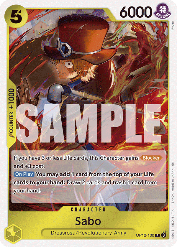 Sabo OP12-100 One Piece TCG